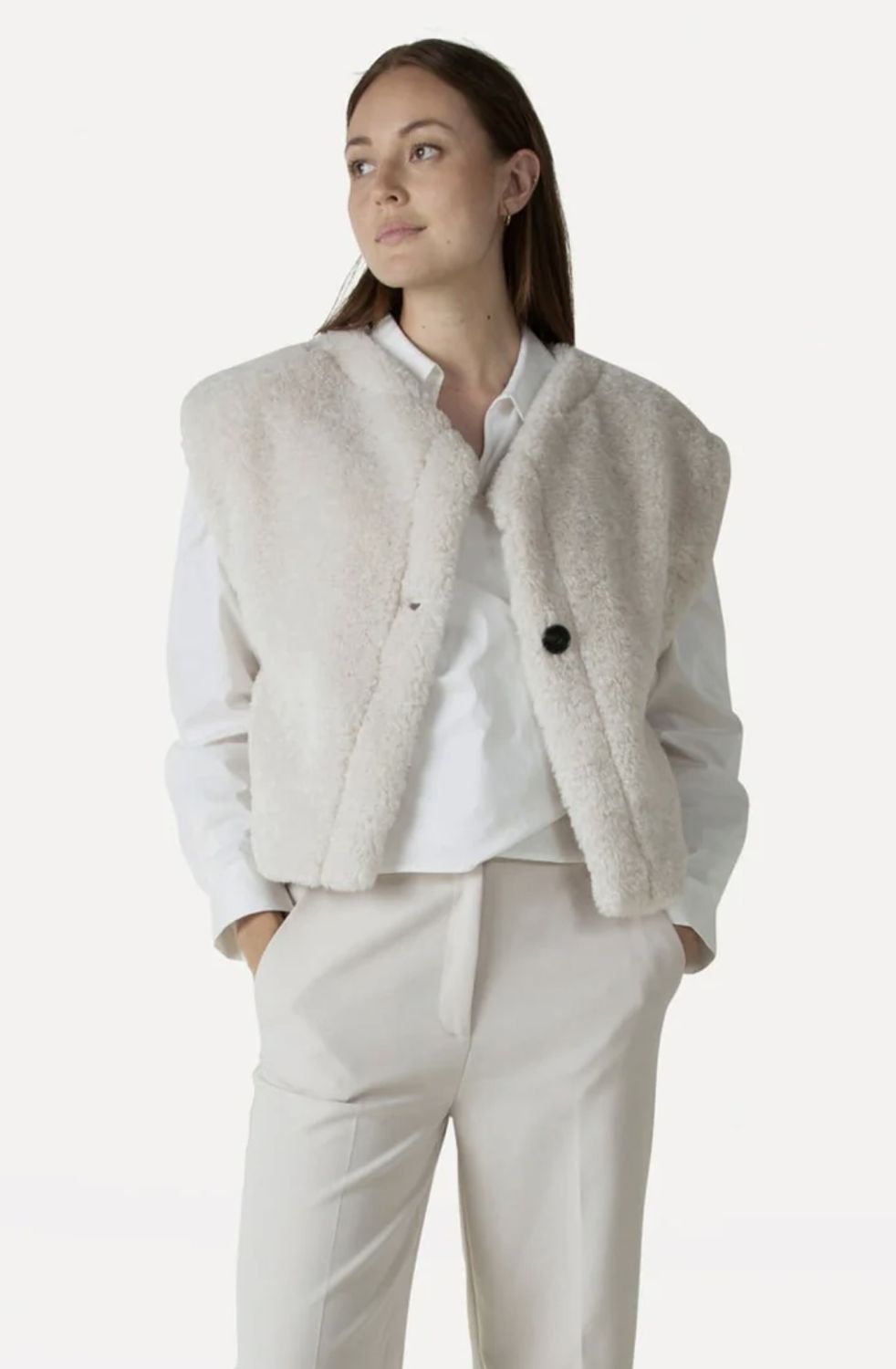 Michelle jacket egg white - another label