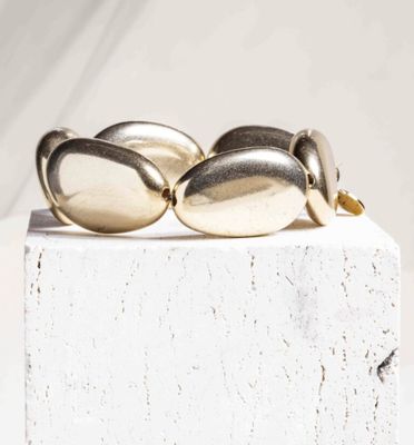 Calliope gold beads -  souvenirs de pomme