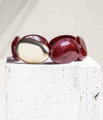 calliope red beads - souvenirs de pomme