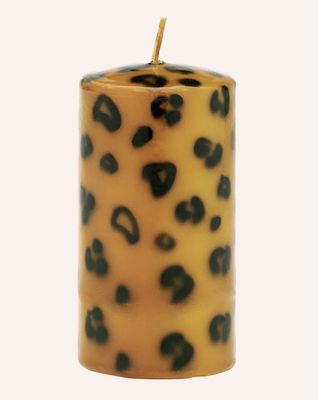 short leopard print blunt candle - anna + nina