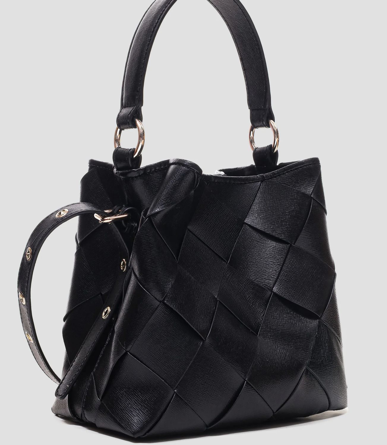 small chiara braided florence black - nunoo bags