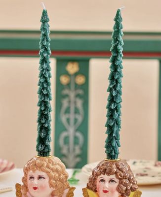 kaarsen kerstboom shape - rice