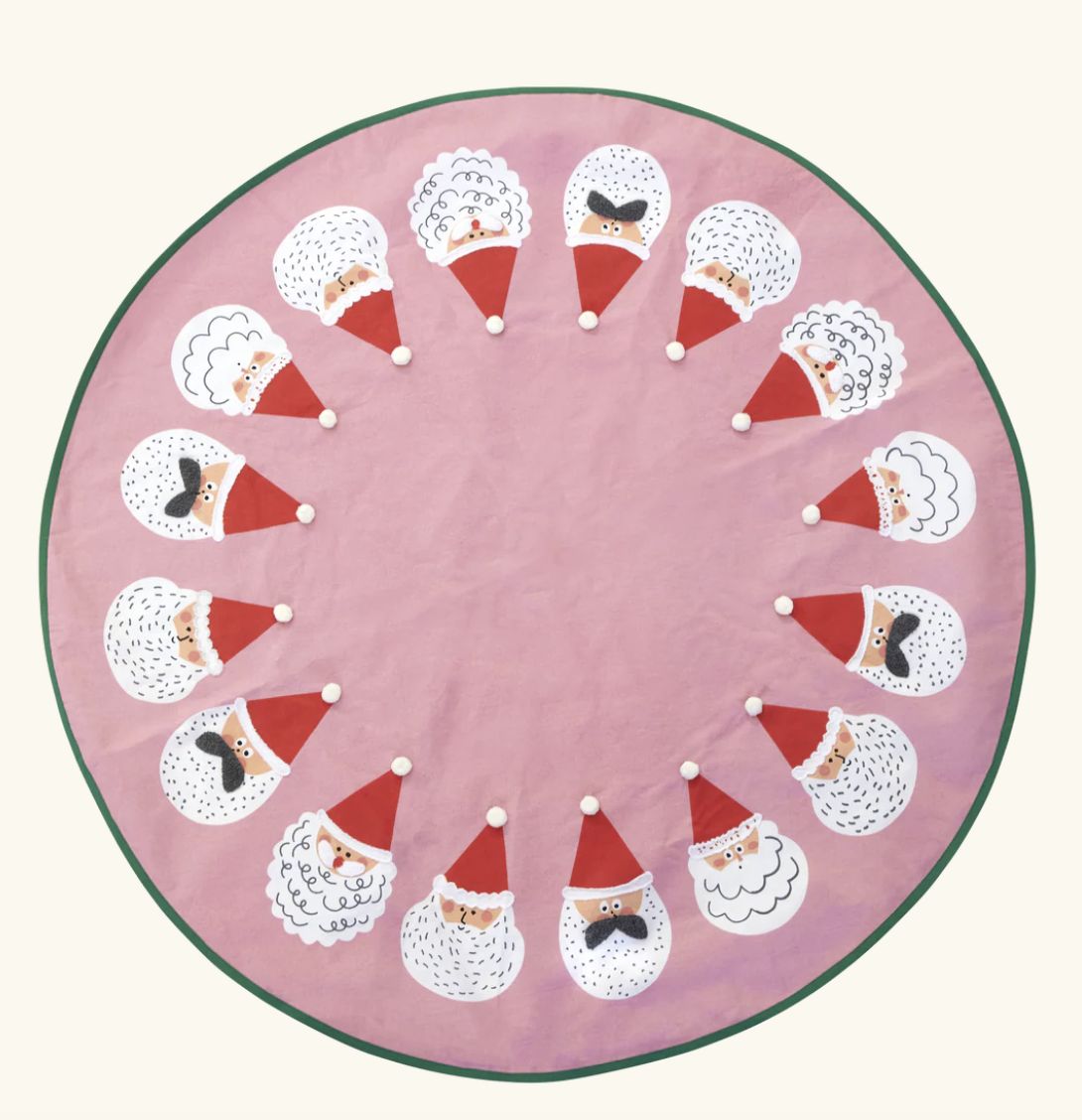 cotton christmas tree carpet - rice