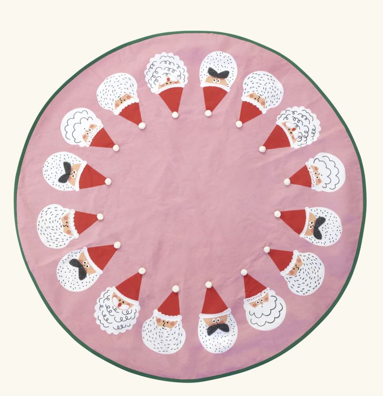 cotton christmas tree carpet - rice