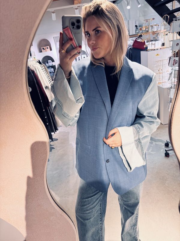 Blazer spijkerstof mouw (4 varianten!) - Attire