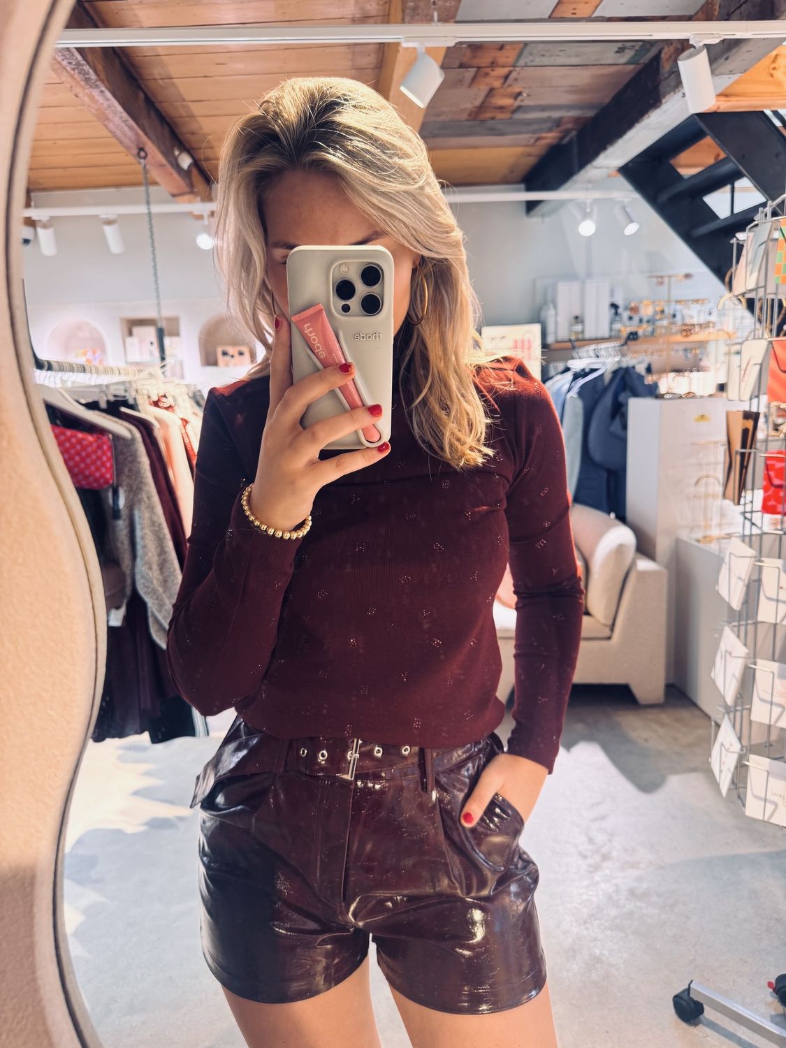 marley top burgundy - heyb club