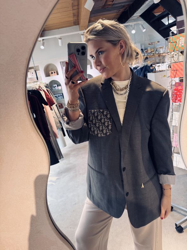 Blazer donker grijs Dior - attire