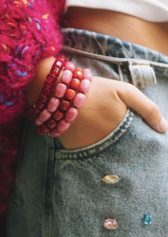 william pink bracelet - bonnie studios