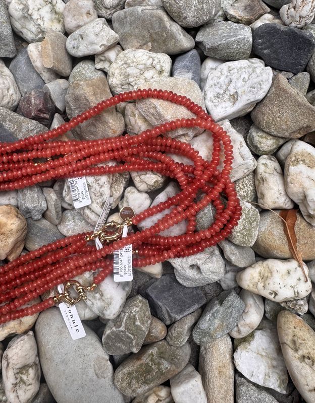 Luc orange necklace - bonnie studios