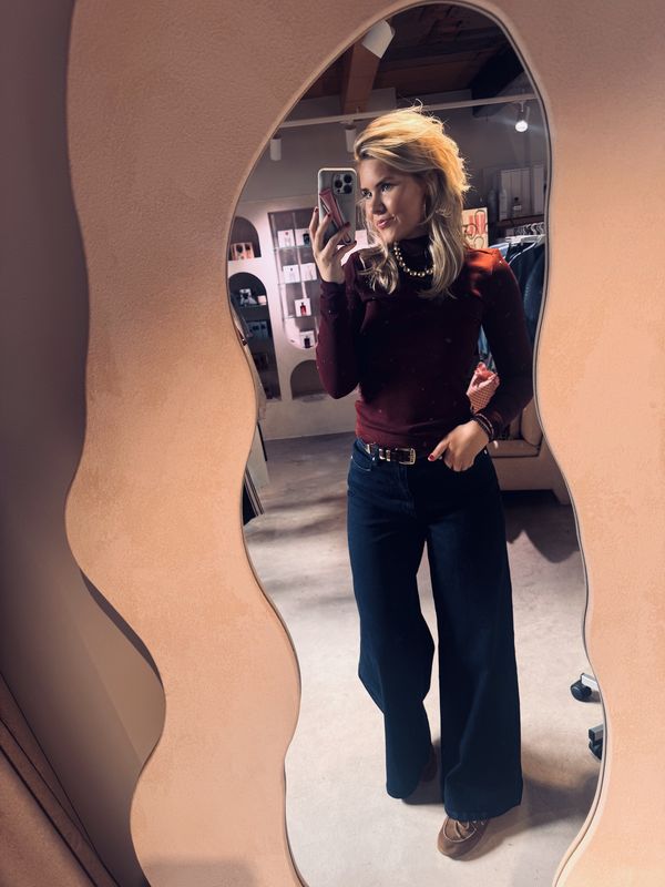 Moore wide denim pants - Another label