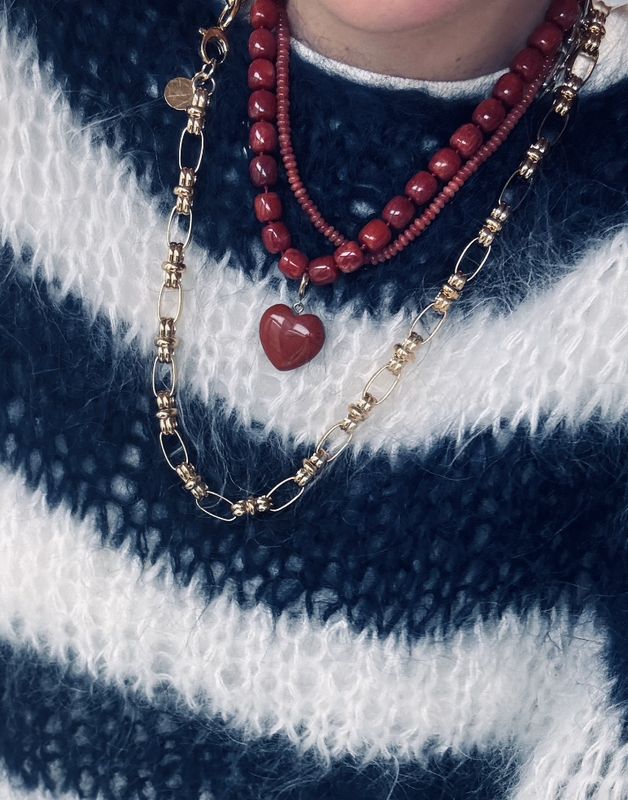 Heart copper pendant - bonnie studios