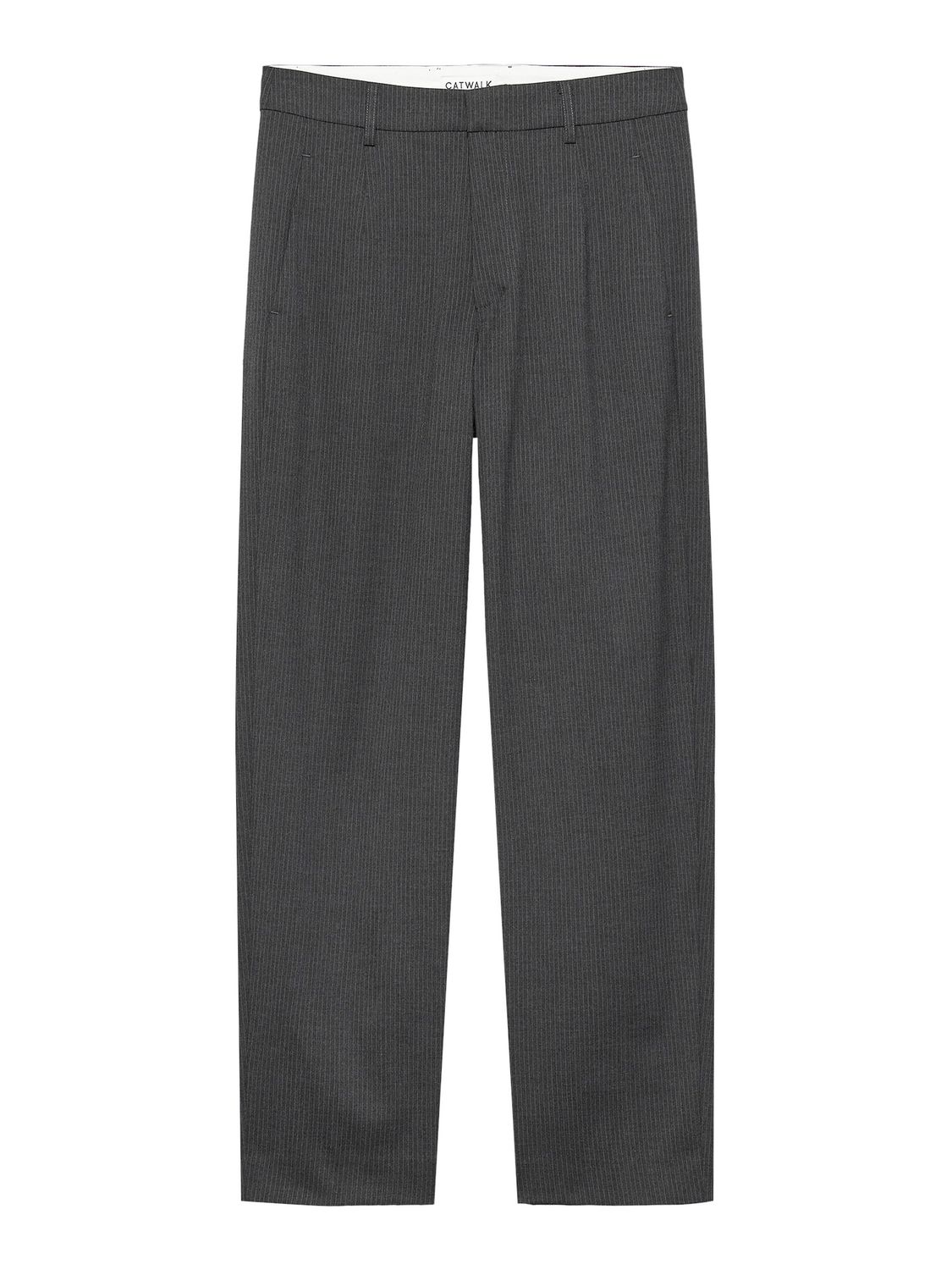 pinstripe tapered trousers - catwalk junkie