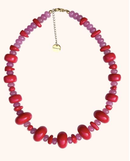 Rouge rebel necklace - studio frenchie