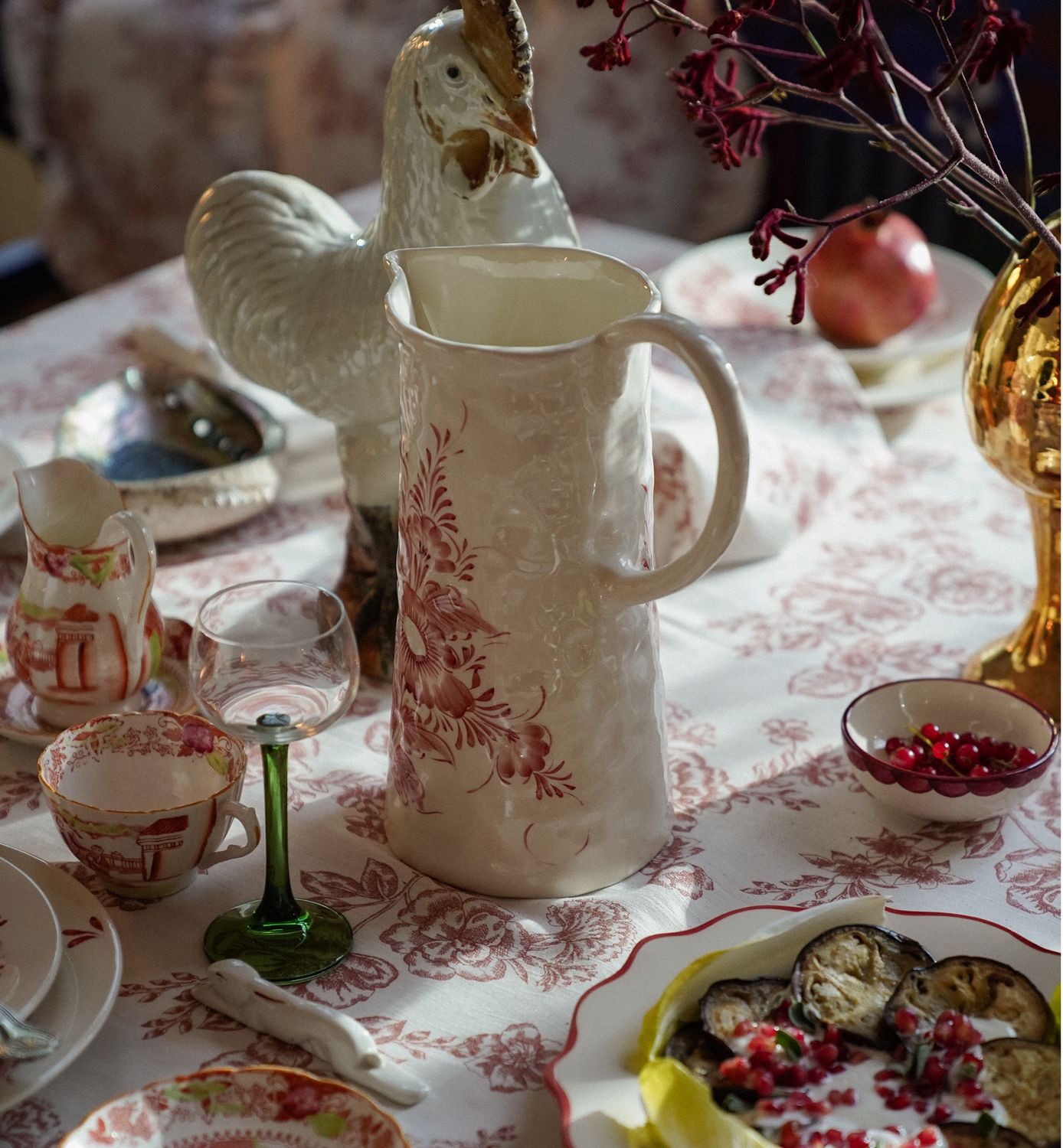 whimsical rose jug - anna+nina