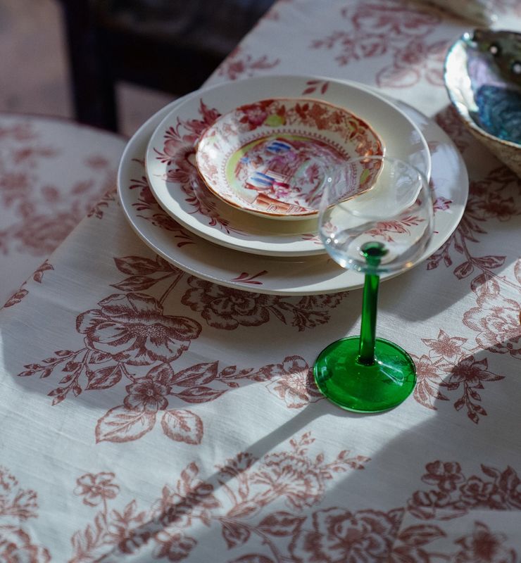 whimsical rose tablecloth - anna+nina