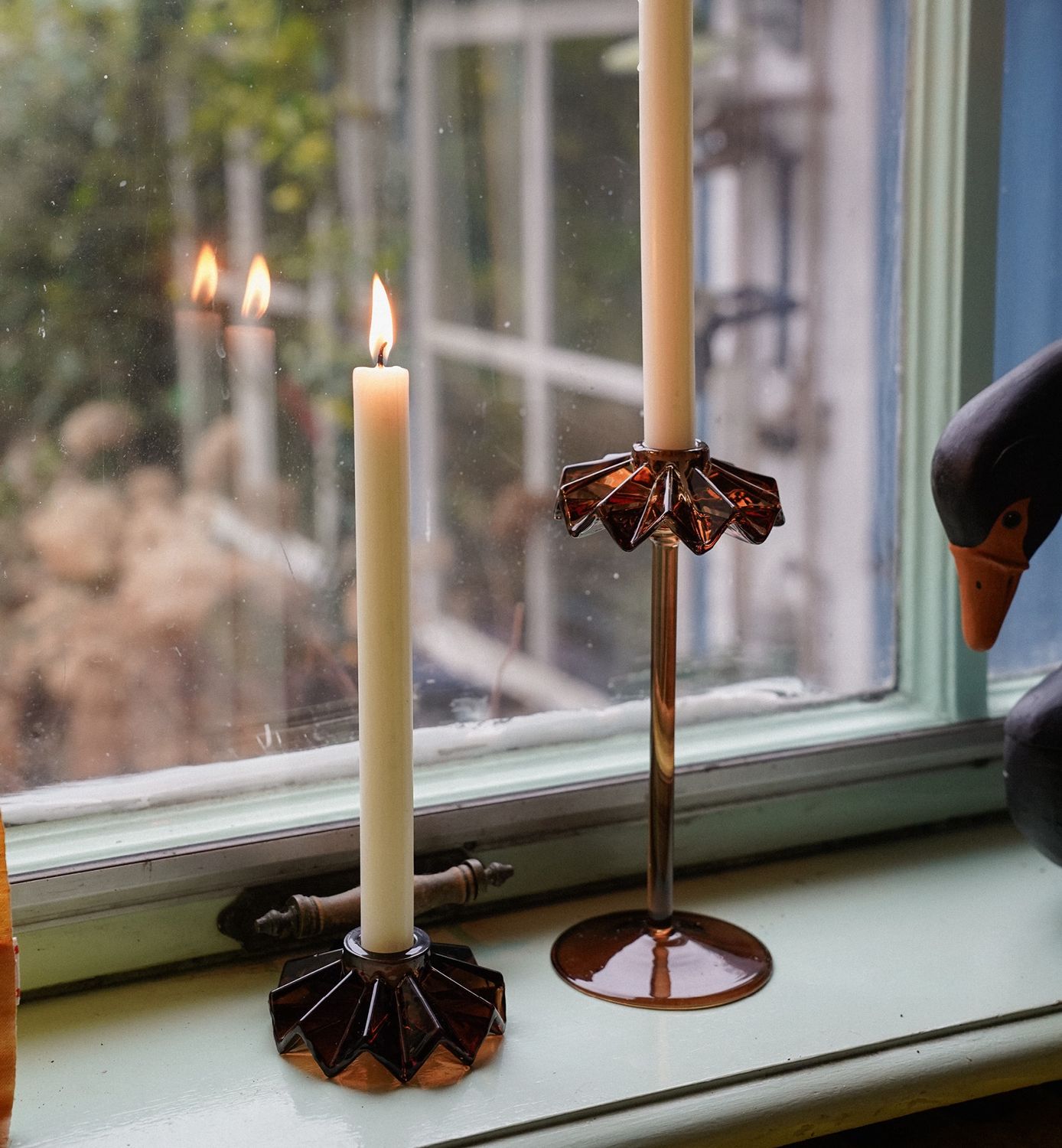 tall frilly candle holder - anna+nina