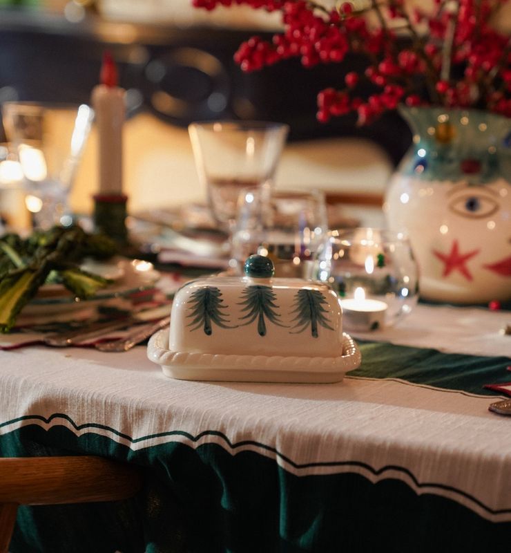 Christmas Forest Butter Dish - anna+nina
