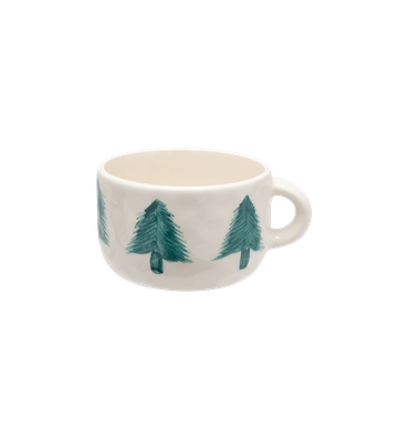 Christmas Forest Cappuccino Mug - anna+nina
