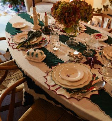Forest Ruffle Tablecloth - anna+nina