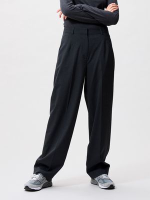 pinstripe tapered trousers - catwalk junkie