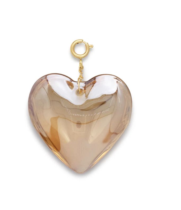 Glowing heart charm brown - le veer