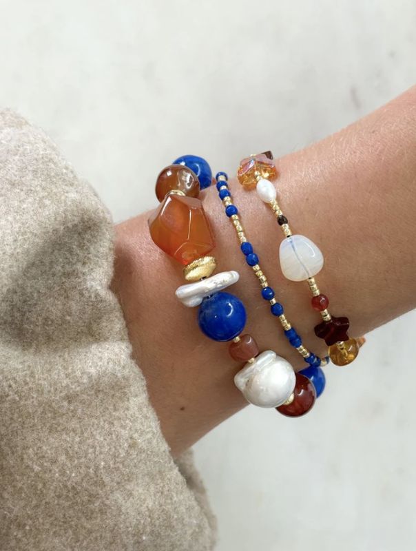 halo bracelet blue - le veer