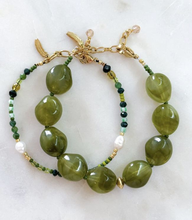 Hula green bracelet - le veer