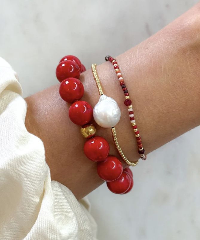 moonlight pearl bracelet - le veer