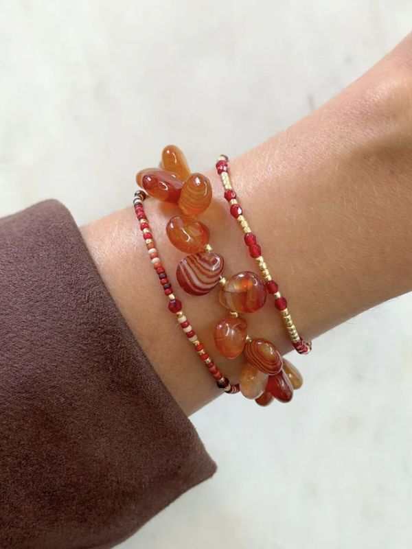 halo bracelet red - le veer