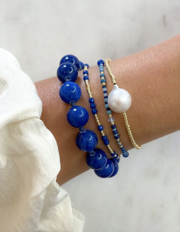 navy bold bracelet - le veer