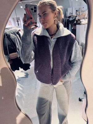 teddy bodywarmer plum truffle - catwalk junkie
