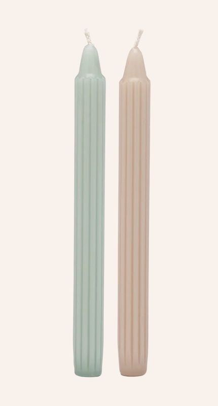 Neutral candle set of 2 - Anna+nina