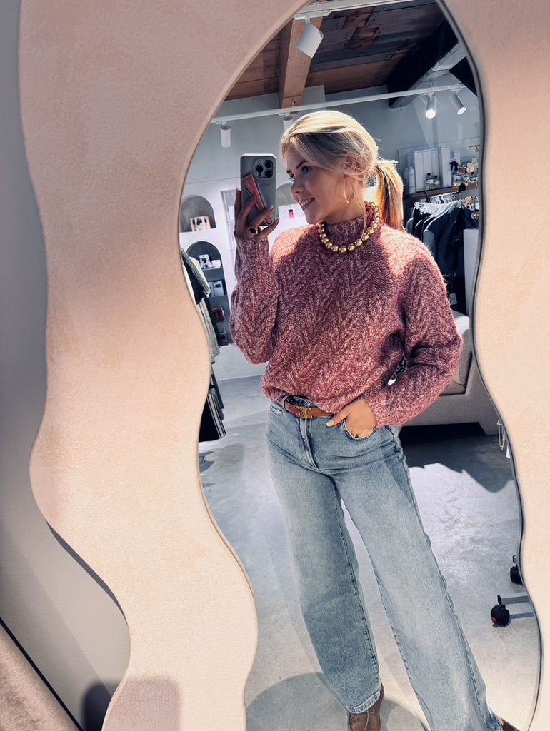 becka knitted pull - another label