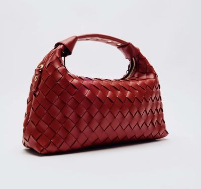 Dandy braided Florence Maroon with gold - Nunoo bags