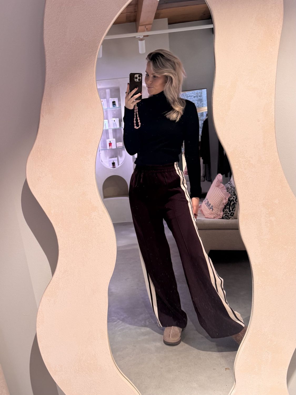 side button tracksuit trousers wine tasting - catwalk junkie