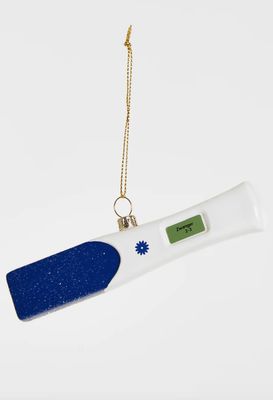 Zwangerschapstest ornament - yup in de boom