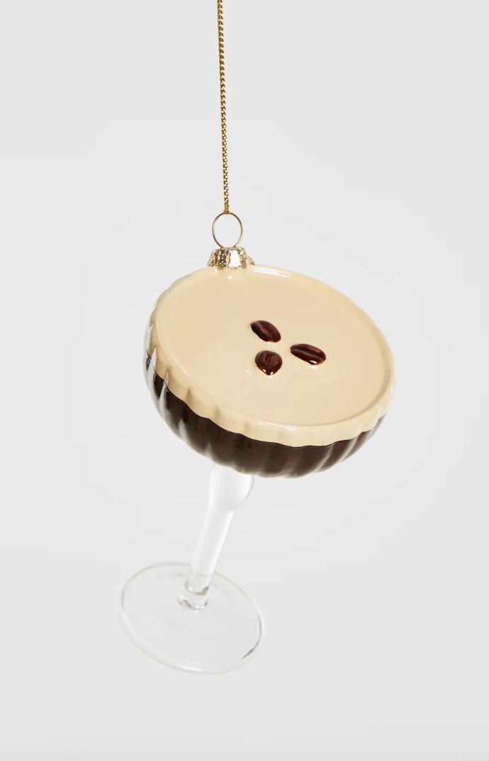 Espresso martini  ornament - yup in de boom