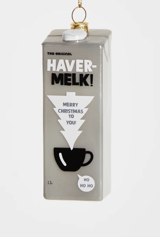 havermelk ornament - yup in de boom