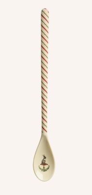 melamine latte spoon sweet forest print  - rice