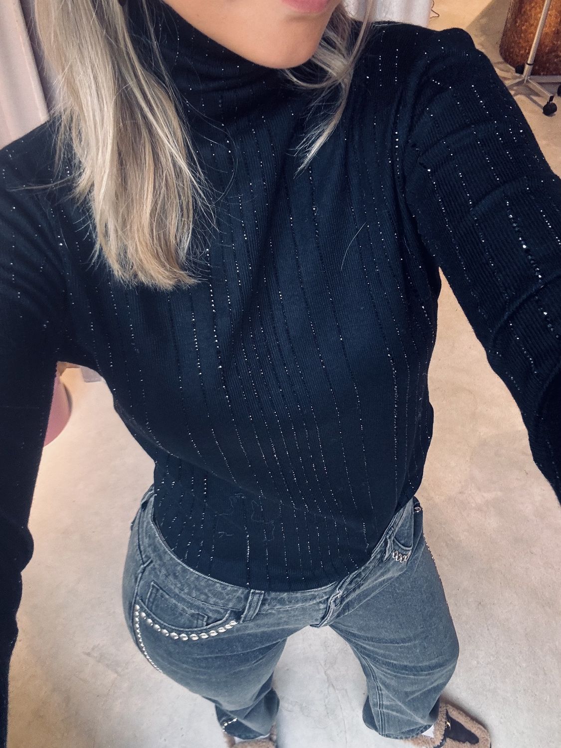 cecil top black - heyb club