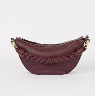 leo bag (bruin en rood) - o my bag amsterdam