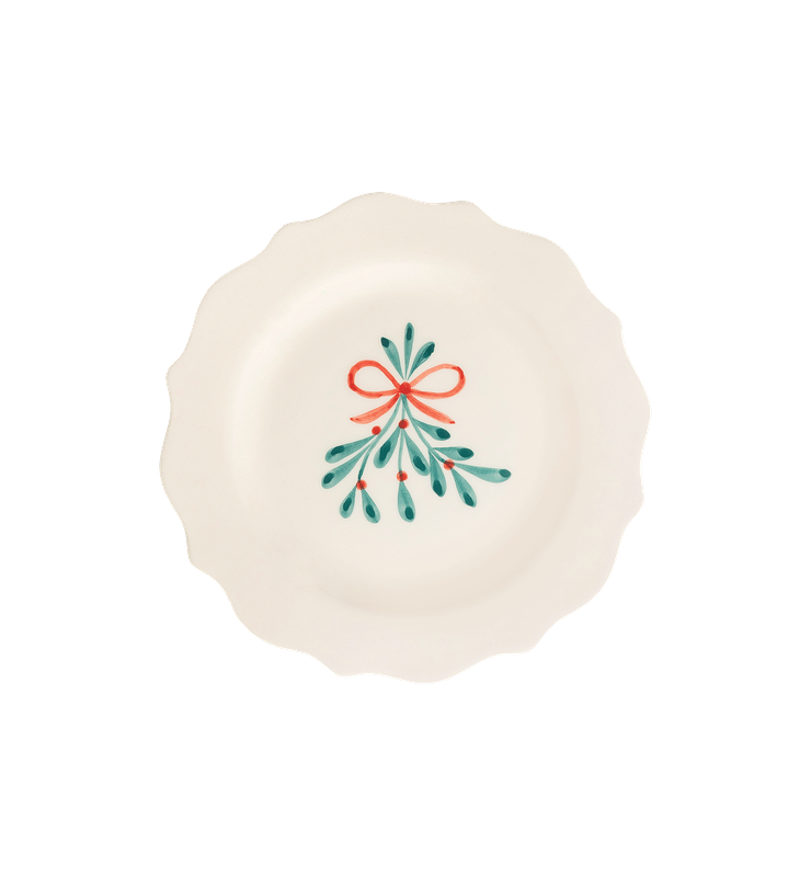 Mistletoe Breakfast Plate - anna+nina