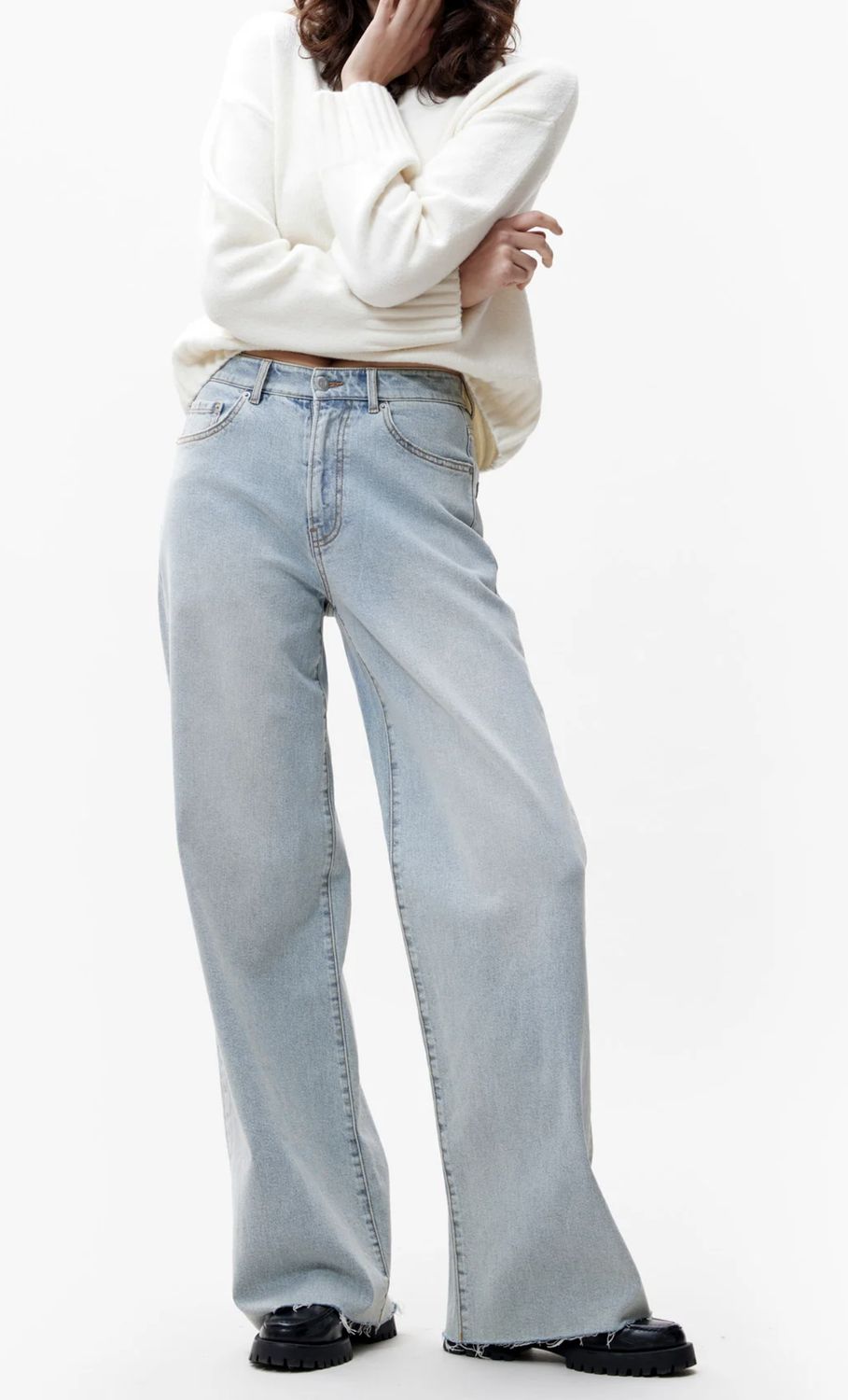Loose fit jeans - blue - catwalk junkie, Size: 26