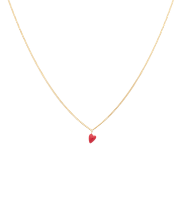Heart beat necklace red - anna+nina