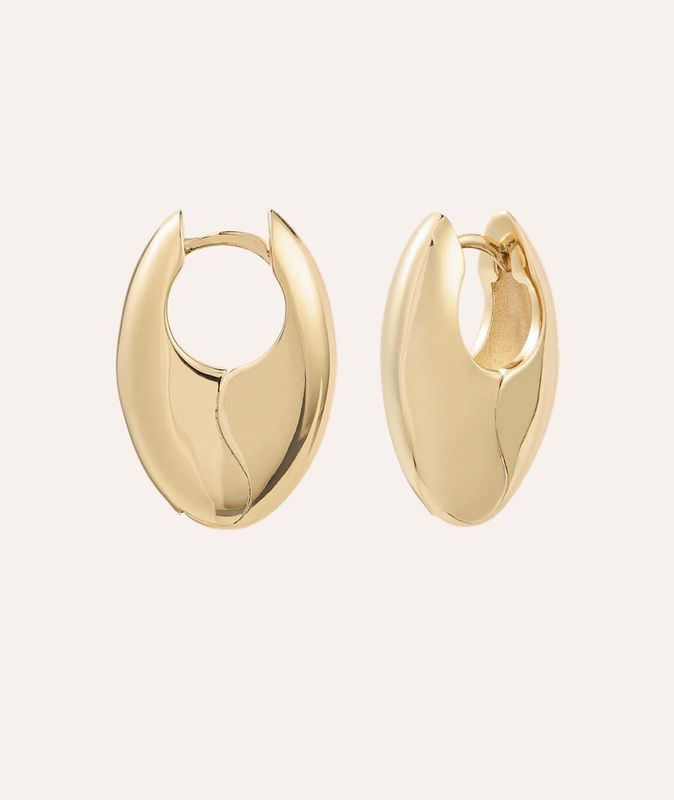 chubby hoop earrings - anna+nina