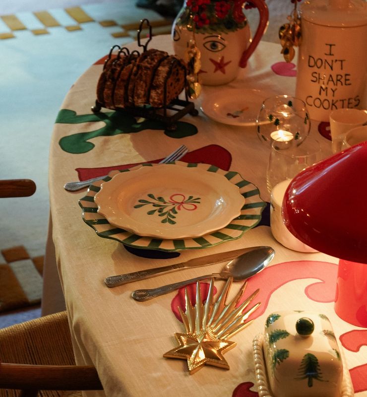 Mistletoe Breakfast Plate - anna+nina