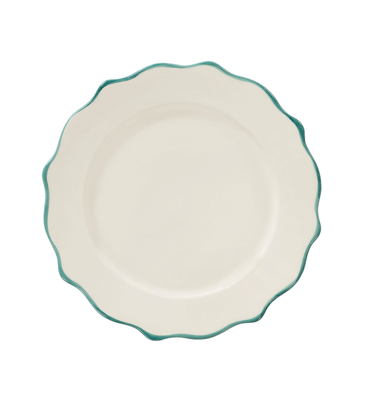 Forest Scalloped Dinner Plate - anna+nina