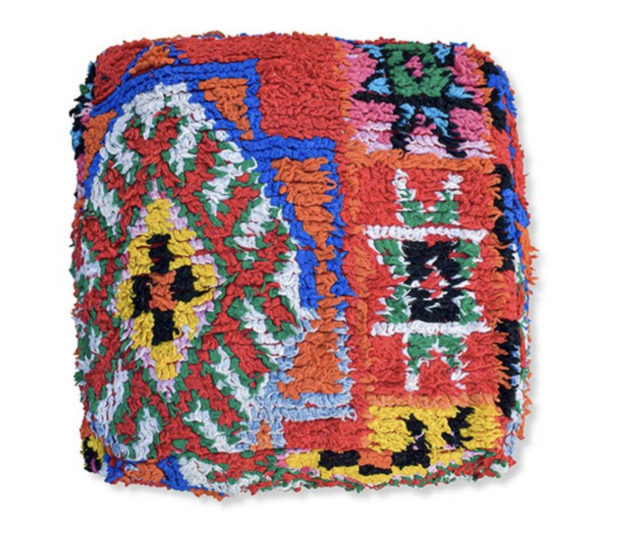 Pouf &amp; pillows pouf, Colour: Meerkleurig