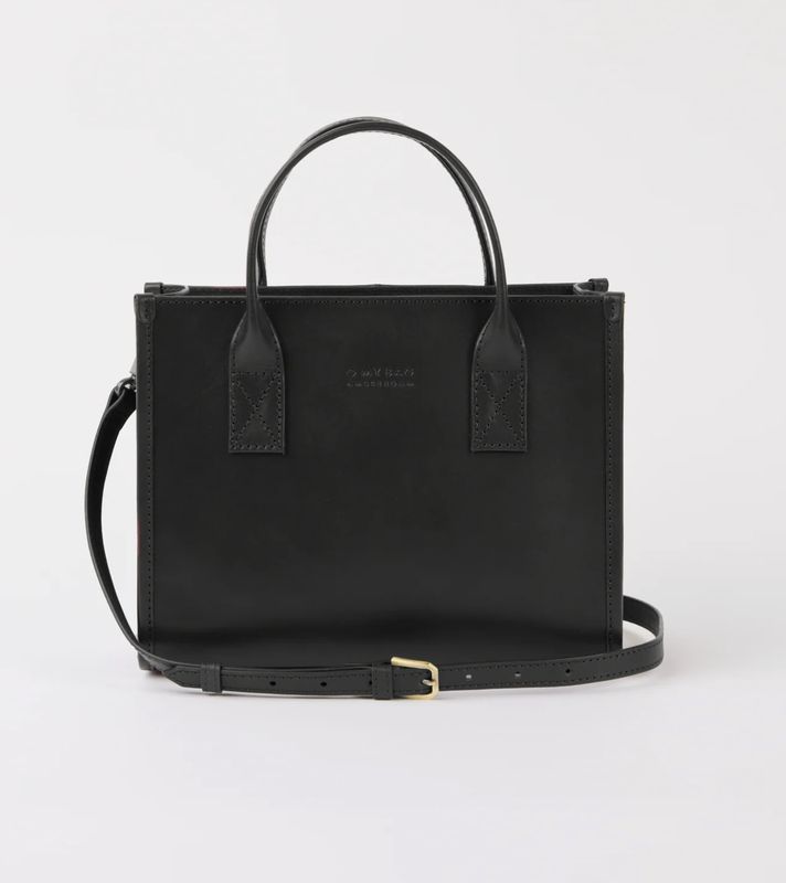 jackie midi (zwart en bruin) - o my bag