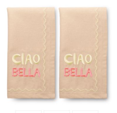 ciao bella napkins - vondels